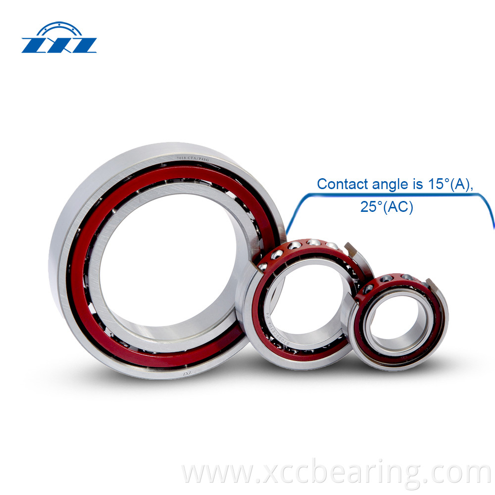 High precision standard angular contact ball bearings